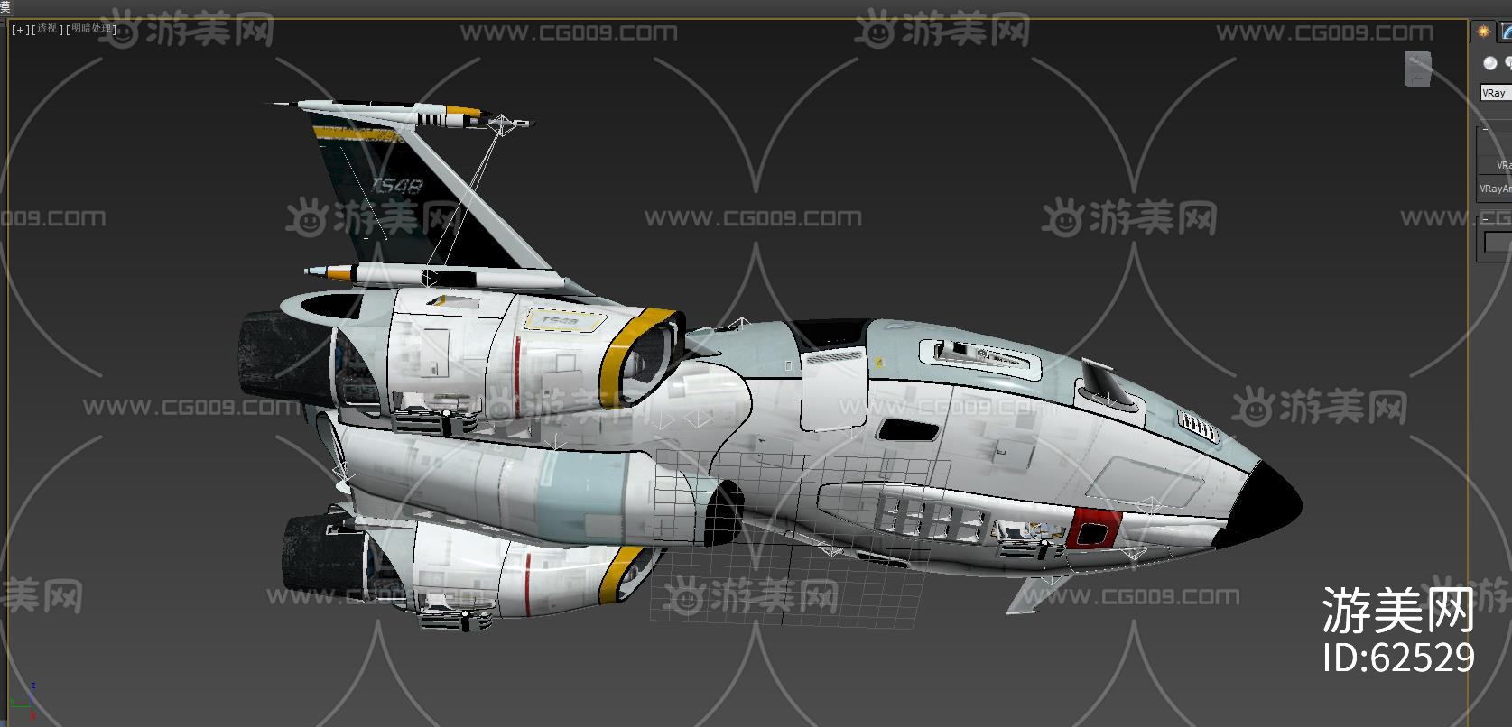 影视级别科幻宇宙飞船 机舱 登月飞机 未来飞船 详细内部结构