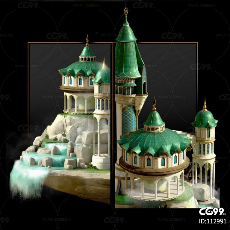 精灵城堡 梦幻城堡 仙境城堡