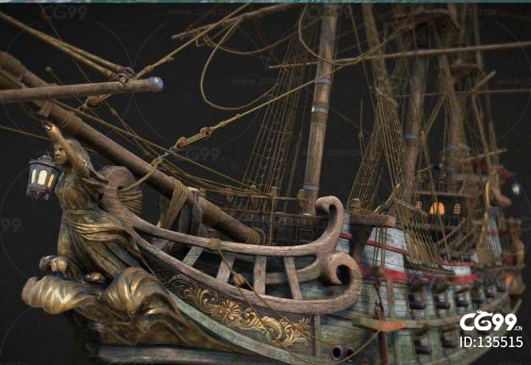 海盗船 帆船 中世纪帆船