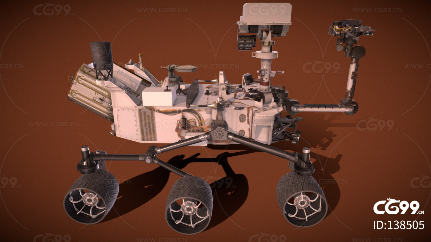 好奇号火星车 火星探测器 带动画