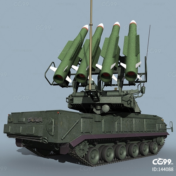 导弹发射车 防空导弹 多管火箭炮-cg模型免费下载-cg99