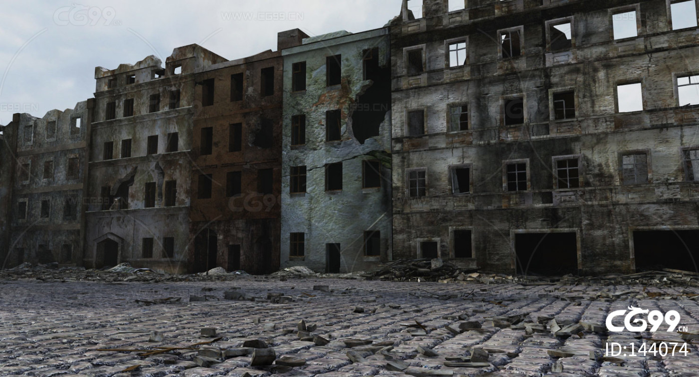 废墟城市 二战后城市 破败城市