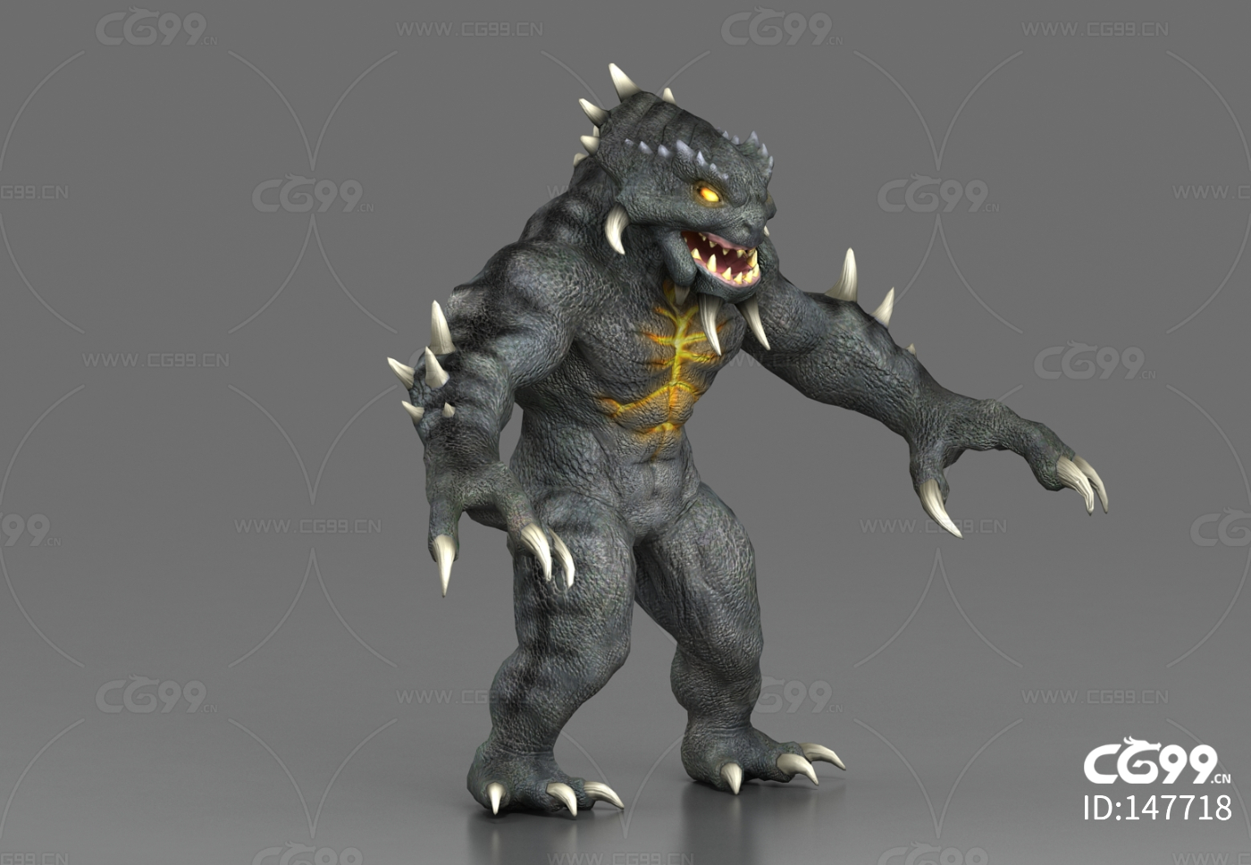 写实怪兽 哥罗龙 哥斯拉 巨兽 变异恐龙 外星生物 怪物 妖兽 恶魔