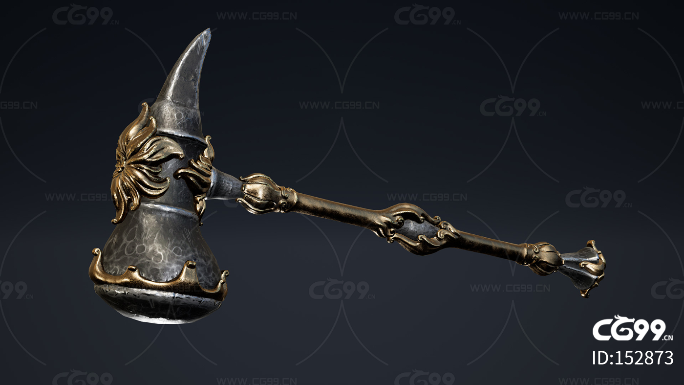 ue4 古代兵器 黄金武器 盾牌 矛剑刀 流星锤 斧子 虚幻4