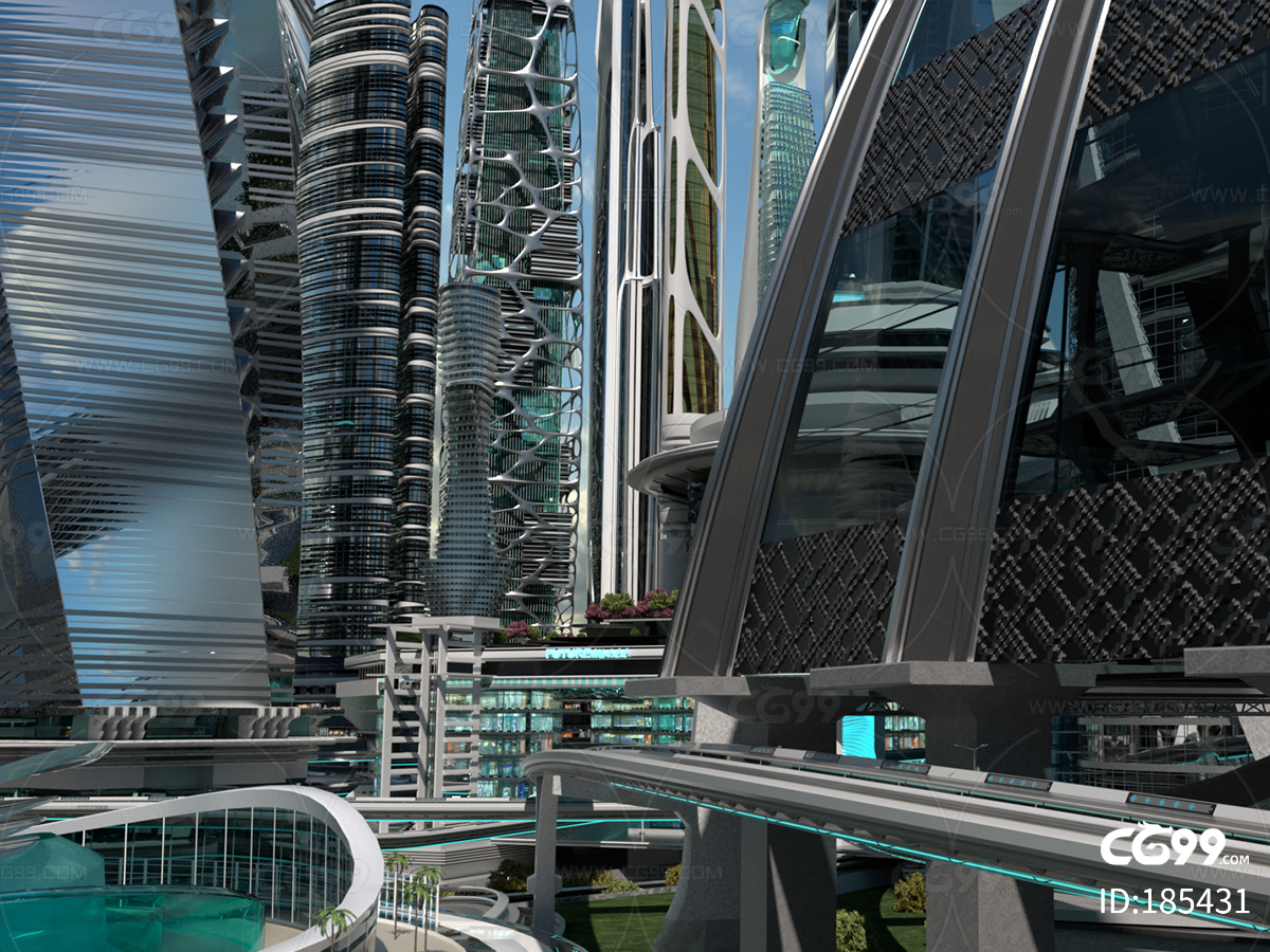 未来城市 科幻城市 未来建筑 科幻建筑 科技城市 未来之城 数字城市