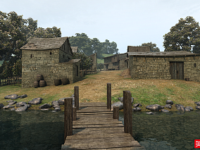 中世纪村庄