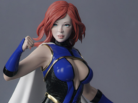 超级女英雄3D模型可打印带制作教程