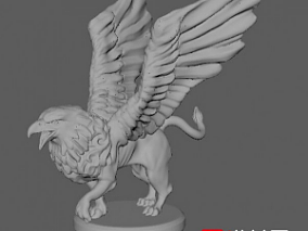 狮鹫3d打印模型下载