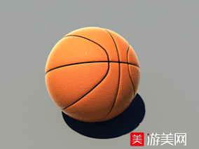 写实篮球maya模型下载