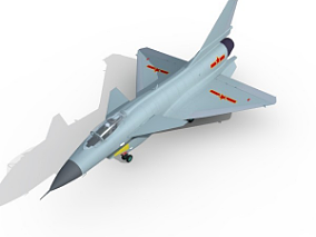 高质量J10战机CG模型下载