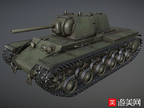 KV-1重型坦克3d模型