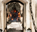 UE4 超炫场景 超酷动画 火焰洞 炼狱地狱 雪怪 地狱使者