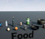UE4 生活用品 食物 野外生存工具 五金工具 虚幻4