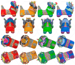 中国海峡两岸国际艺术年度奖 获奖作品 中华传统 布老虎 玩具