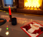 UE4 高质量圣诞屋 圣诞树袜子 火炉桌椅房子地毯 虚幻4