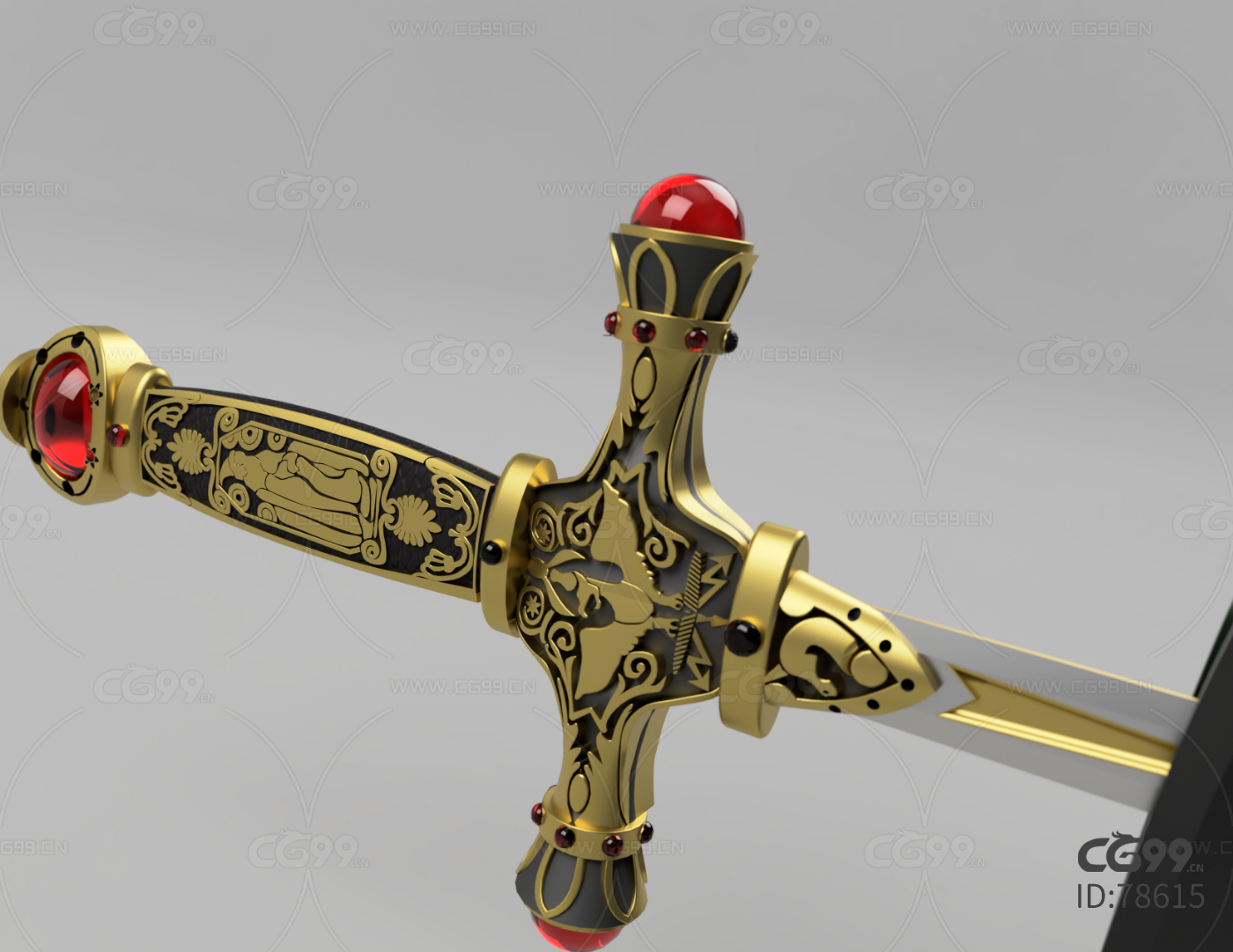 中世纪剑-cg模型免费下载-CG99