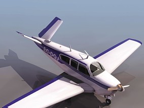 私人飞机 客机 民航飞机  BEECH CG模型
