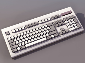 电脑键盘cg模型