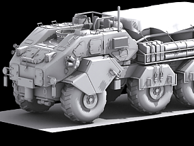 战车cg模型
