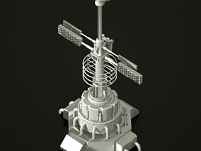 信号塔3d模型