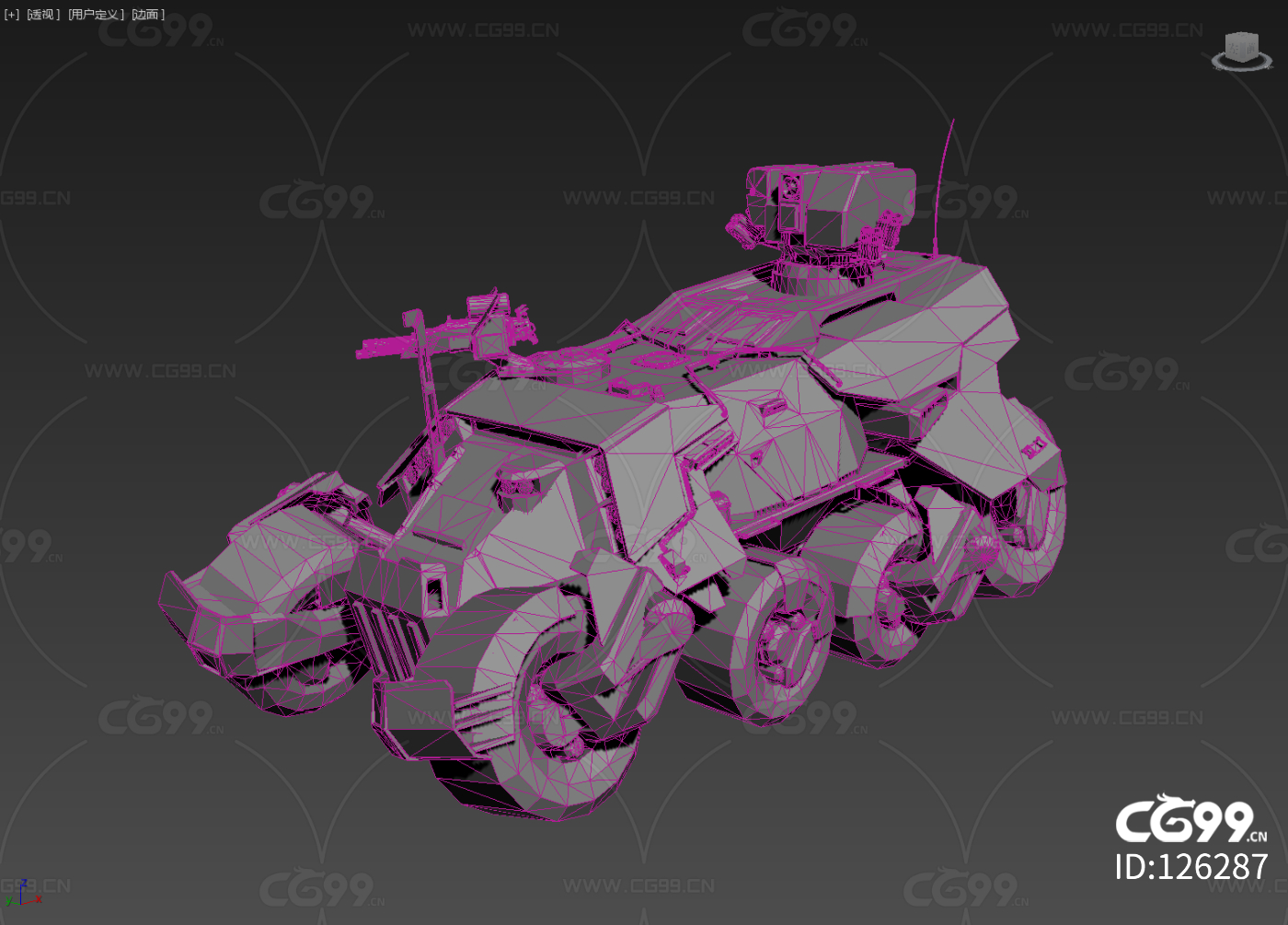 C4D-科幻战车模型 作者：老郭 - 动真格官网-AE教程C4D教学Maya影视后期CG脚本开发小武哥C4D建模教程
