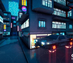 次时代PBR 科幻 未来 赛博朋克城市