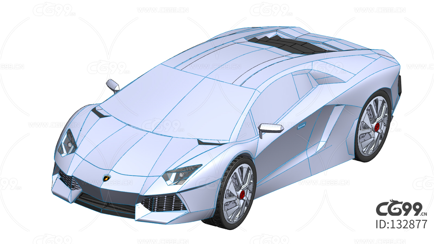 跑车3D模型lykan_fenyr_2020-cg模型免费下载-CG99
