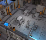 unity模型 超大科幻秘密场所 科幻实验室 未来基地 建筑