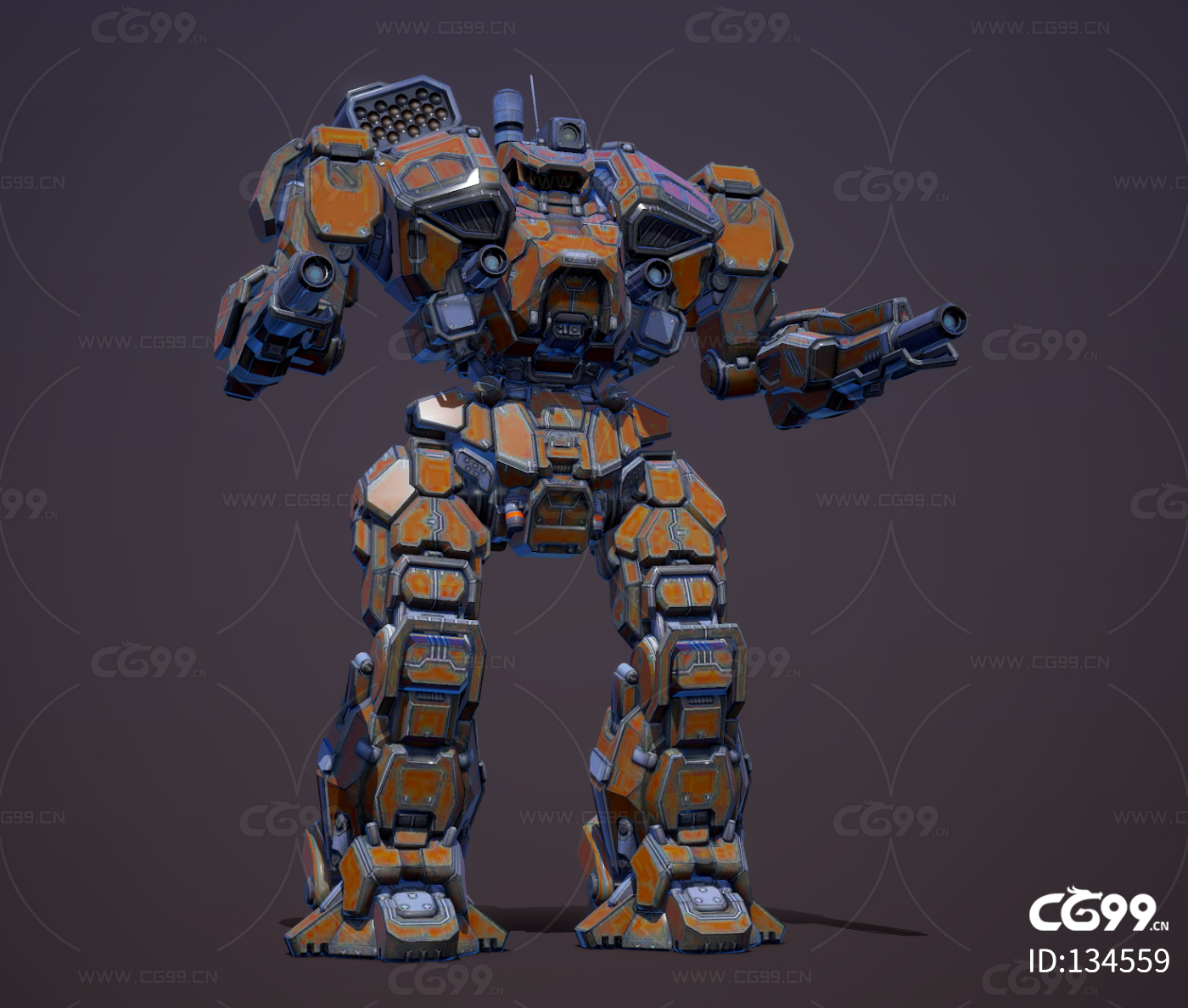 战争机器人战士 机甲 科幻探测-cg模型免费下载-CG99