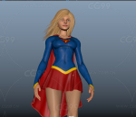 女超人 supergirl DC漫画 同人超级女孩 超级少女