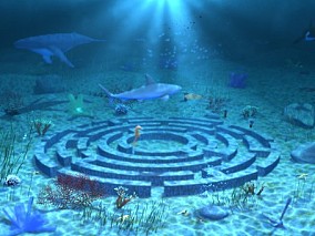 MAYA，海底迷宫（已绑定，动画，贴图全）