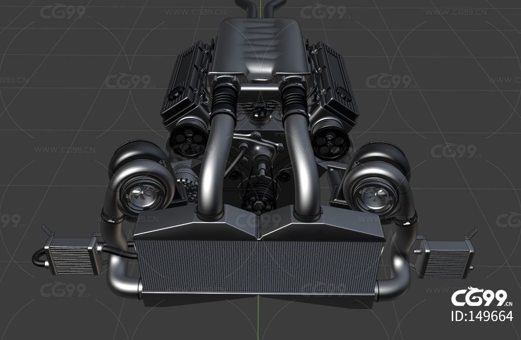 双涡轮v8发动机 汽车引擎 发动机 汽车部件 引擎电机 电控汽油发动机