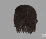 非洲发型脏辫细辫子黑人头发造型