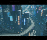 ue4 4.26版本 超级巨型科幻城市 韩国 汉城 末日城市 赛博朋克 未来建筑