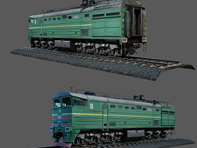 火车模型火车车厢模型火车头模型 (1)