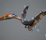 完整动画 机械翼龙 科幻 侏罗纪恐龙  机甲翼龙