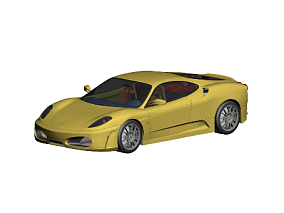 法拉利跑车汽车3D模型