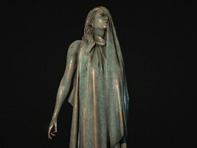 多种文件格式 雕像 女性人物