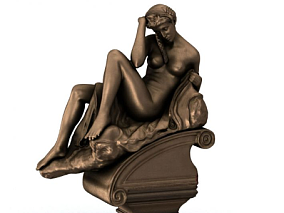 人物雕塑模型人物铜像模型