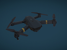 无人摄像机 摄影机 航拍 玩具 民用小型巡逻螺旋桨无人机 大疆无人机 3d模型