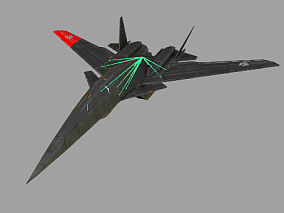 歼灭机 3d模型