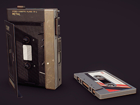 磁带、老式磁带播放器、复古磁带、录音机