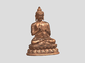 佛神像、佛教雕塑、宗教雕塑、菩萨雕塑 3d模型