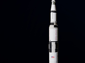 次世代写实卫星火箭模型