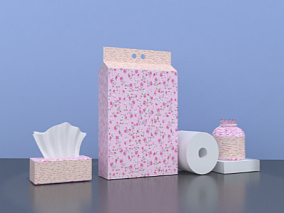纸巾组合卷纸抽纸化妆棉
