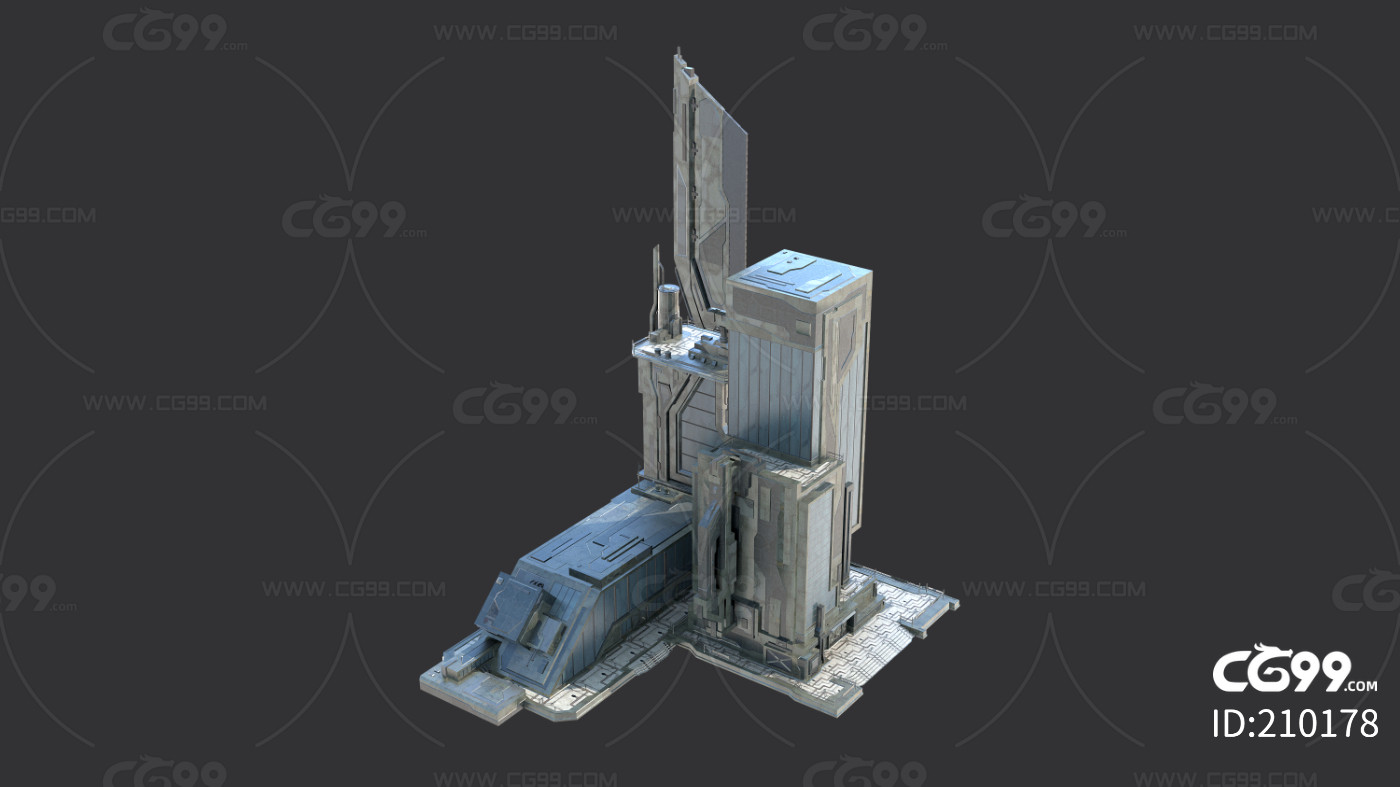 未来科幻城市 星际机械要塞