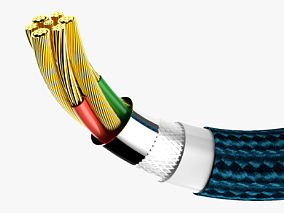 数据线芯模型数据线芯Octane工程源文件数据线内部结构模型数据线缆