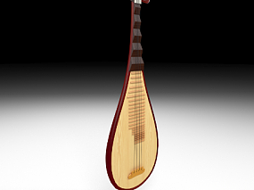 中国风红木琵琶