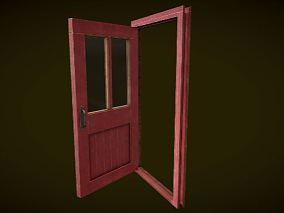 带框架的老式木门  木门  门框  中式门  门 古董门 老式门  红门