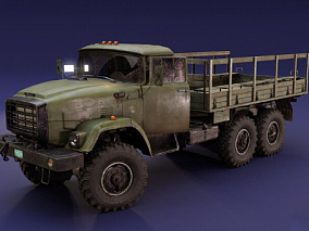 次时代写实吉尔135 8×8超重型卡车模型